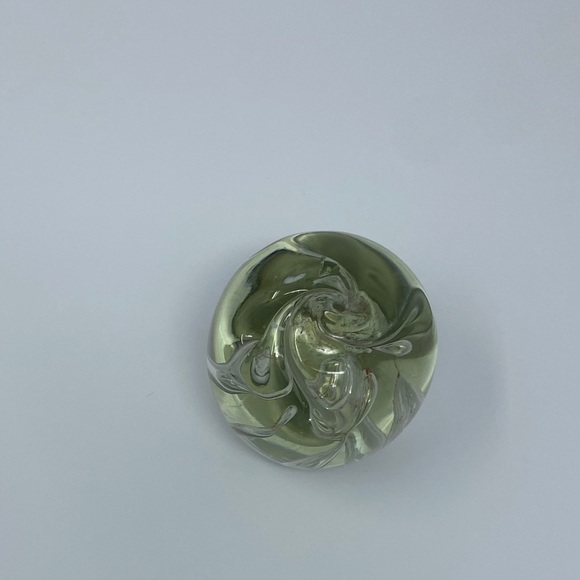 Vintage Scupltural Glass Hand Blown Paperweight - Picture 5 of 9